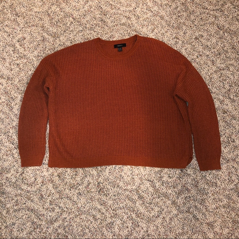 Rust Oversized Sweater